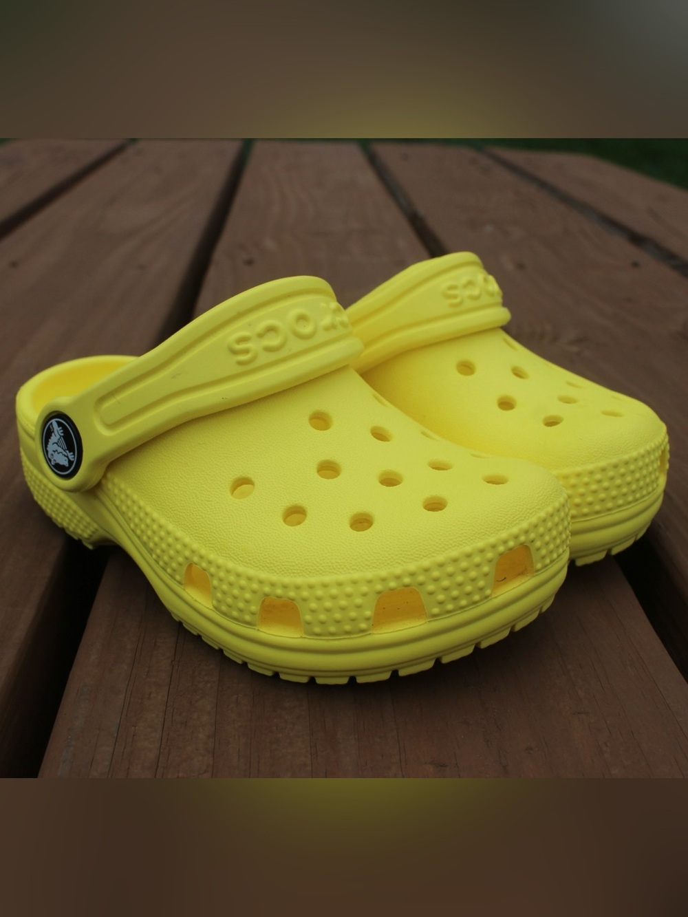 Crocs Classic Yellow Clogs Toddler Sz C7